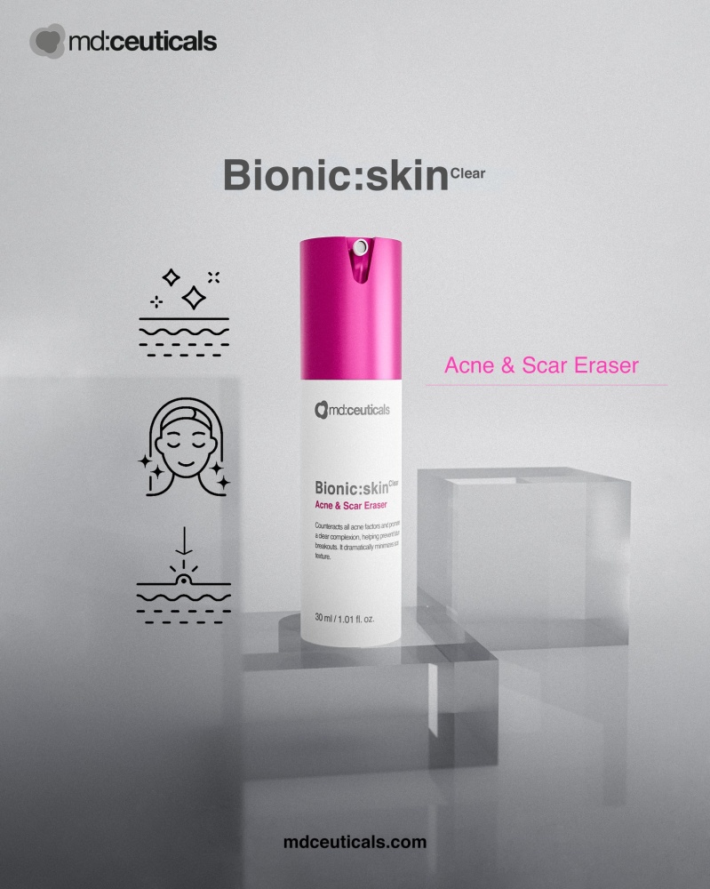Bionic Skinclear Acne @ Scars Eraser <br>Krém proti akné a postakné 50ml.