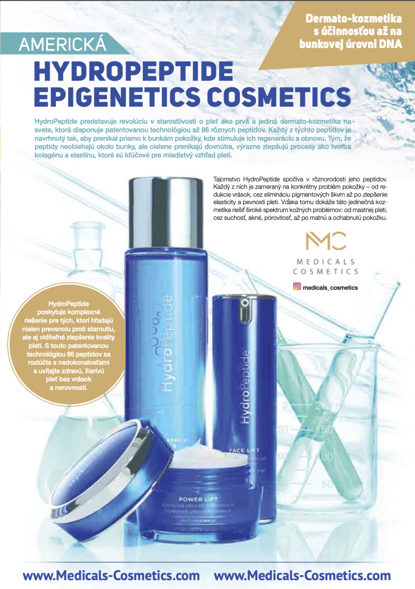 Hydropeptide - epigenetics cosmetics